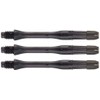 L-Style Dart Shafts: Durable Plastic Dart Shafts - Black Slim