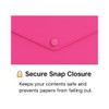A4 Popper Wallets – 5 Assorted Colours Plastic Document Folders