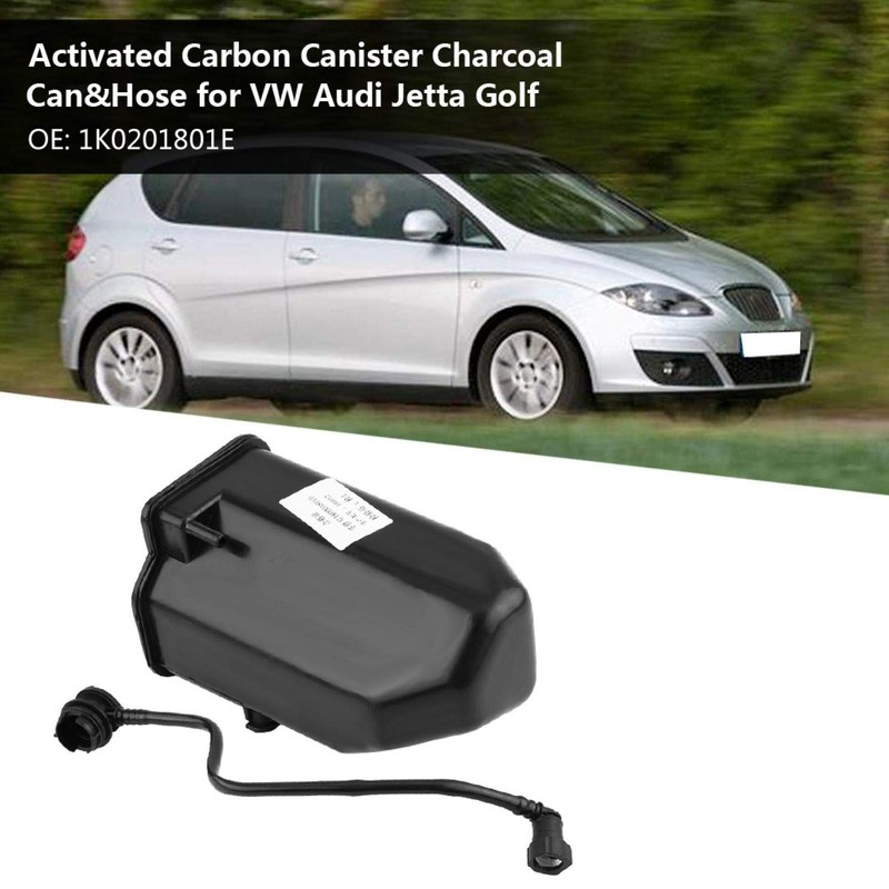 Qiilu Activated Carbon Canister, Charcoal Can&Hose for A3 TT 1K0201801