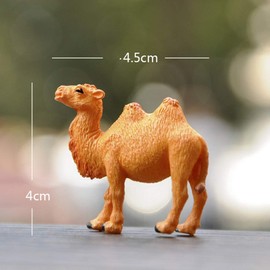 4pcs Miniature Camel Figurines Camel Toy Figure Camel Model Fairy Garden Animal Miniatures Moss Landscape Accessories DIY Terrarium Crafts Ornament