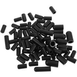 NOLITOY 80pcs Rubber Hose End Cap Set Assorted Vacuum Plugs for Automotive Multi-sized Black Rubber Stoppers and Protectors for Computers Phones and Cameras Versatile Dust Caps