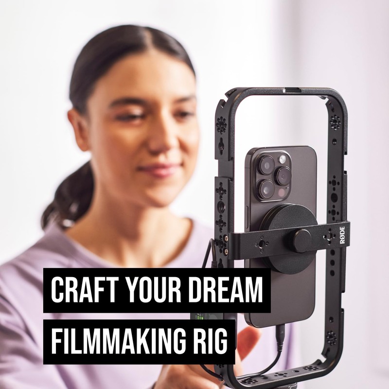 RØDE Phone Cage Magnetic Mobile Filmmaking Cage with 1/4-inch and