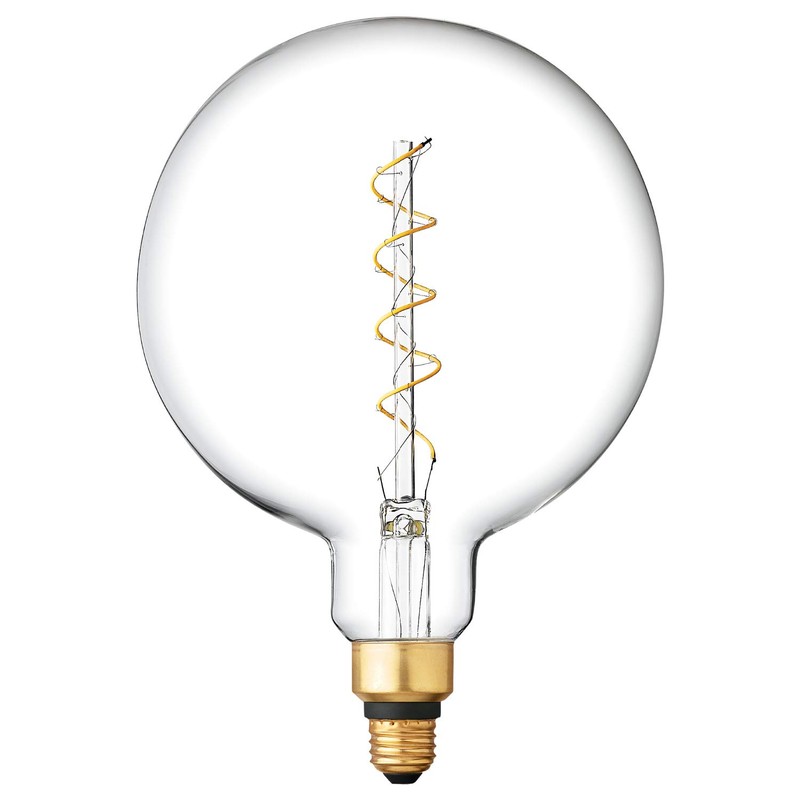 GE Vintage Style LED Light Bulb, 40 Watt, Clear Finish,