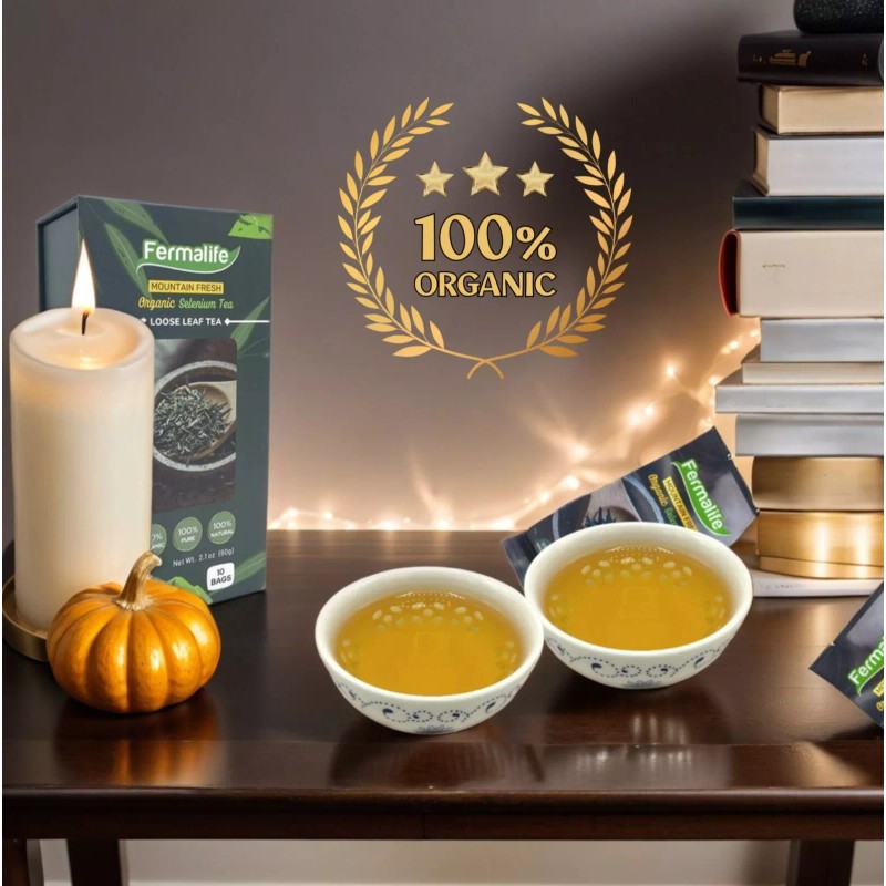 FERMALIFE Organic Mountain Fresh & Pure Selenium Roasted Oolong Loose