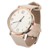 LEDMOMO Waterproof Jubia Analog Leather Strap Fashion Wrist Watch, white