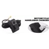Unbranded 7/8" Motorcycle 2-USB Port Handlebar Charger 12V To 5V