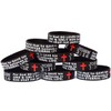 10 of John 3:16 Scripture Silicone Wristbands
