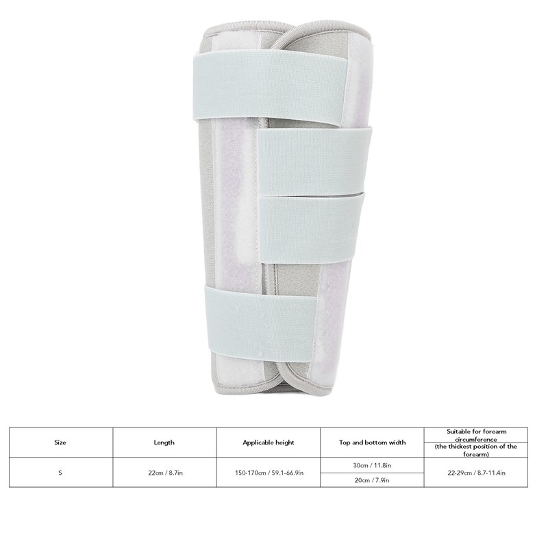 Forearm Support Splint Brace 3 Steel Plates Injuried Fixation Protection