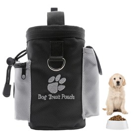 Micolora Treat Pouch, Dog Manners Pouch, Snack Holder, Walking Goods, multicolor (black / gray), Casual