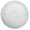 Graphoplex gx115d Full Circle Protractor Clear
