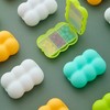 Cute cloud-shaped pill case Accessory case white 5ea