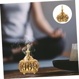 STOBAZA 2pcs Elegant Metal Incense Holder Vintage Coil Burner for Aromatherapy Meditation and Yoga Room Decor Censer for Study Tea Use