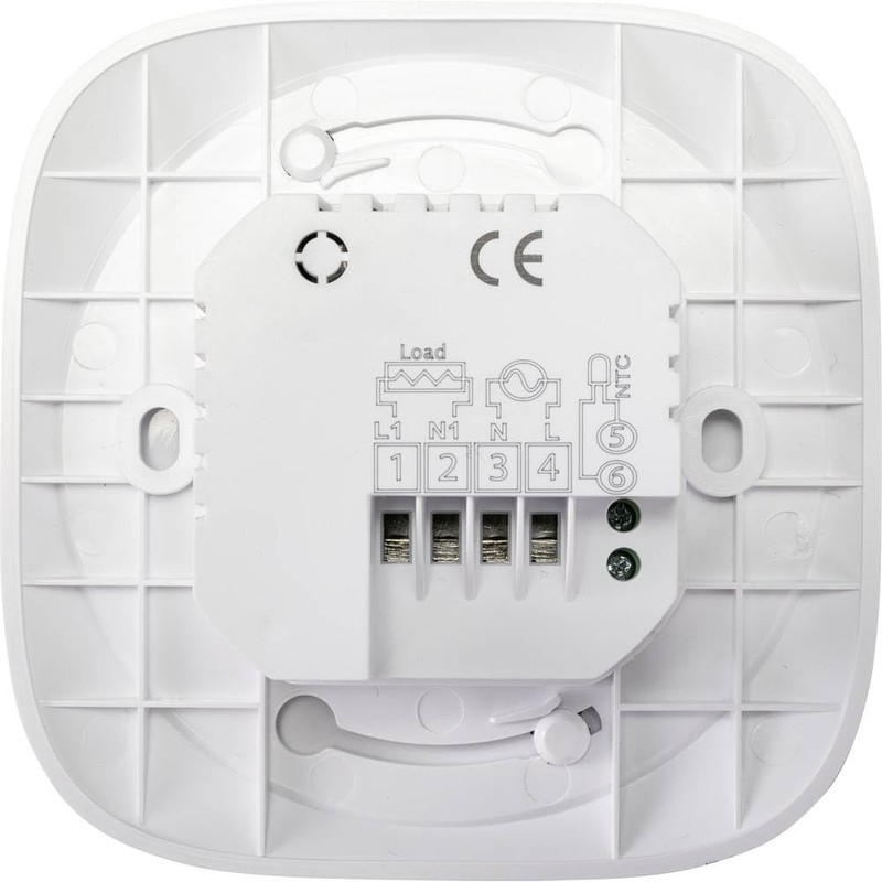sygonix SY-4707878 Room Thermostat Flush-Mounted Weekly Program Pack of 1