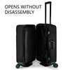 Veki Suitcase Covers with a Zip, black