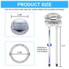 Enhon 4 Pack 48mm Toilet Tank Buttons, Flush Valve Dual