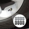 Pack of 8 Valve Caps, Decorative Valve Caps With British