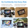 FancyTiger Motorcycle Carplay & Motorcycle Android Auto, 5 Inch IPS
