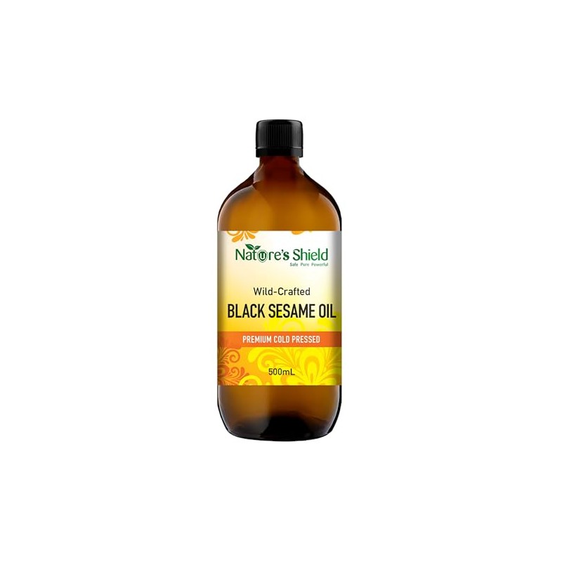 Nature's Shield Wild Crafted Black Sesame Oil 500 ml