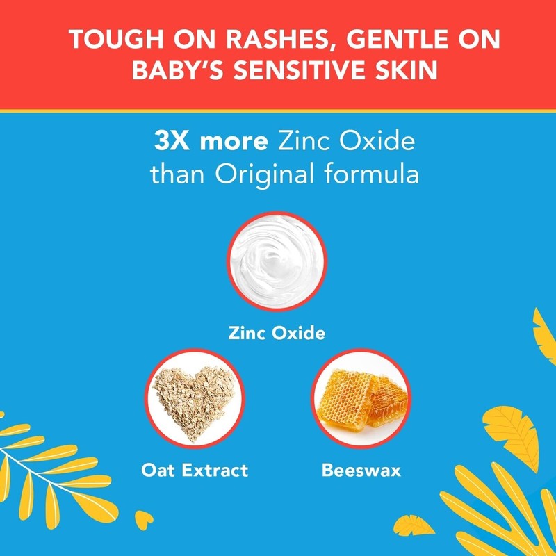 Triple Paste 3X Max Diaper Rash Ointment, Maximum Strength Zinc