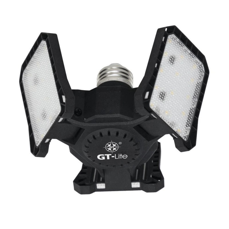 GT-Lite 3000 Lumen 3-Panel Adjustable Daylight 5000K LED Light Bulb