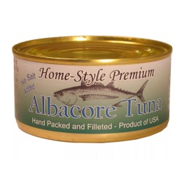 Captain Jake's One Ingredient, nothing added premium canned albacore tuna.  12 pack, 6 oz cans.