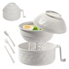 Ramen Bowl,Ramen Noodle Bowls Microwavable,6-Piece Ramen Cooker with Chopsticks,Spoon,Fork,Ramen Pot