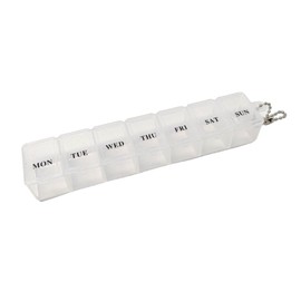Weekly Pill Organiser and Dispenser [Clear]