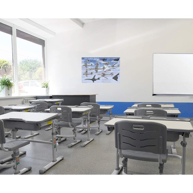 Feenixx USAF Strategic Bombers - Educational Poster - 36" x