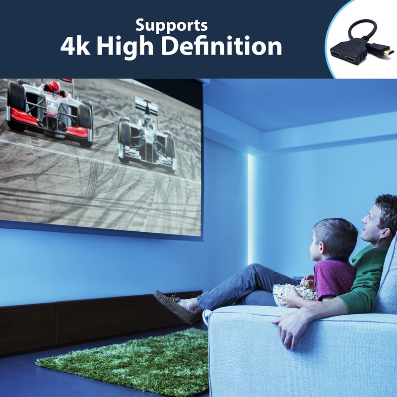 Pipestation HDMI Splitter 1 in 2 Out - HDMI Switch