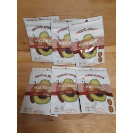 EARNEST EATS  6 PACK  FREEZED DRIED  EARNEST EATS Roasted SEA SALT Avocado vegan omega NO GMO