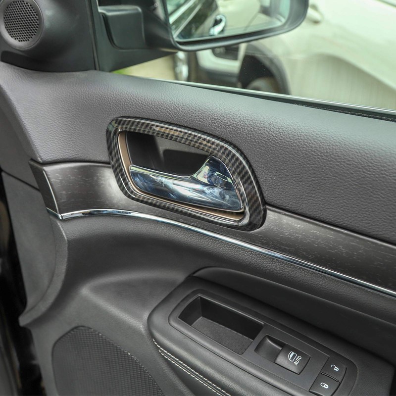 JeCar Inner Door Handle Decoration Ring ABS Interior Trim Cover