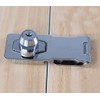 Keyed Hasp Locks Twist Knob Keyed Locking Hasp,Chrome Plated Hasp