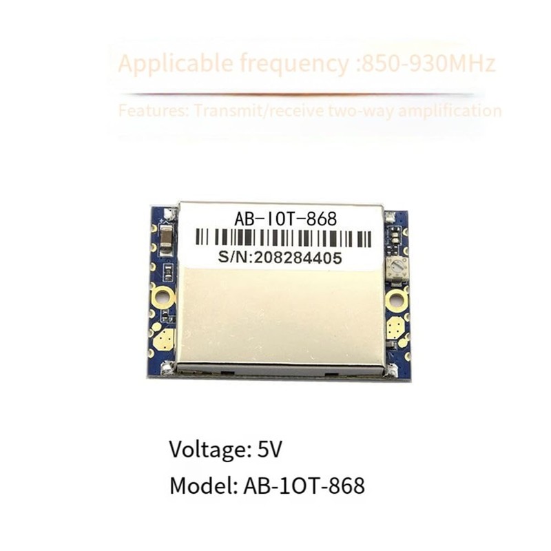 Snblzhef 868MHz for Lora Signal Booster Transmitting Receiving 2-Way Power