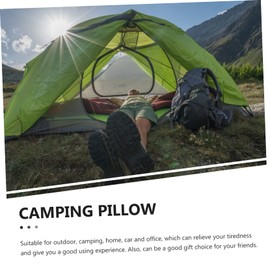 Kisangel Inflatable Resting Pillow for Office and Outdoor Use Breathable Ergonomic Design for Comfortable Napping for Camping and Travel