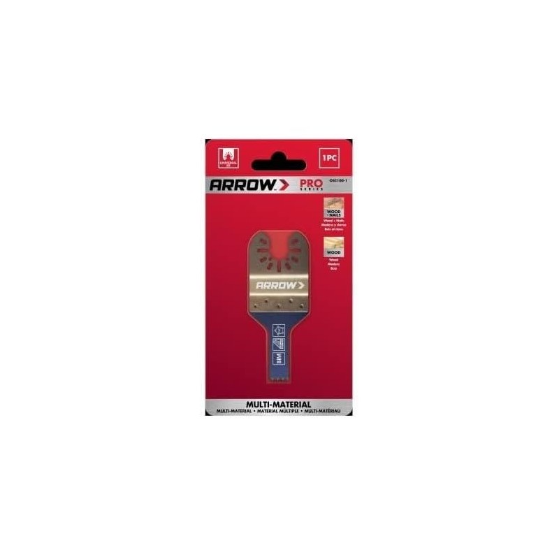 Arrow OSC100-1 Fine Detail Blade for Use with Oscillating Tools,