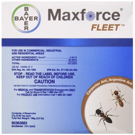 Bayer 10072 Max Force Fleet Ant Gel, Light Yellow