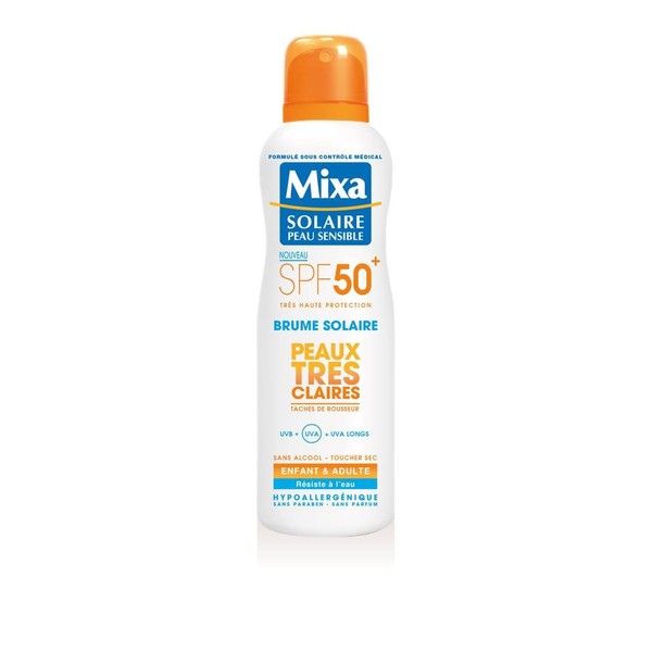 Mixa Solar Mist for Very Light Skin SPF50+ 200 ml