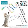 Cobee 6 Packs Cat Wand Toy Set 30Cm Cat Interactive