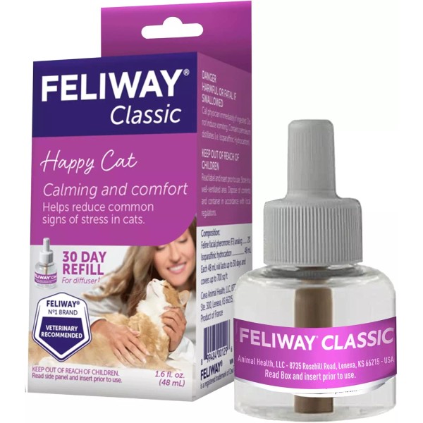 Classic Cat Calming Pheromone, 30 Day Refill - 1 Pack