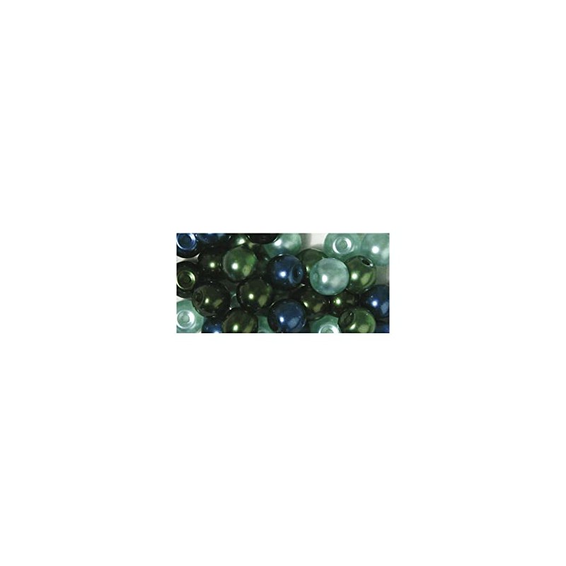 RAYHER 14475000 (Semi-Transparent Renaissance Glass Wax Beads with Large Hole