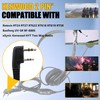 Retevis Passive Noise Cancelling Overhead Headset, Walkie Talkie Earpiece with