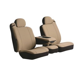 Fia SP87-18 TAUPE Custom Fit Front Seat Cover Bucket Seats - Poly-Cotton, (Taupe)