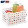 iDesign Portable Shower Caddy Basket with Handle for College Dorm