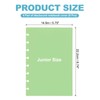 PATIKIL 4 Pair Discbound Notebook Cover, 5.75" x 8.74" Junior