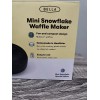 BELLA BLUE SNOWFLAKE MINI 4" WAFFLE MAKER SPECIAL EDITION NEW