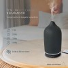 Humidificador Difusor De Ceramica Para Aromaterapia Antava Color Negro