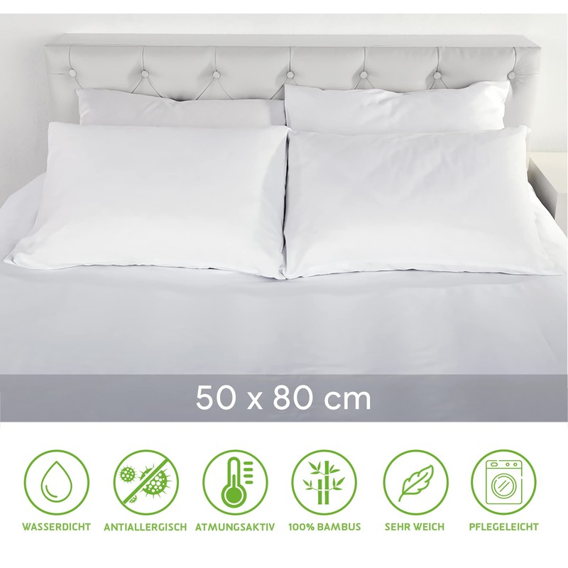 Comfier Sleep Waterproof Cushion Covers 50 x 80 cm with