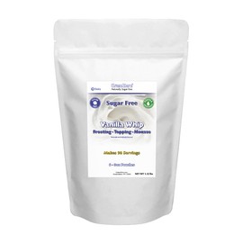GramZero, Vanilla WHIP Mix, Frosting/Topping/Mousse, (6 Pack), Stevia Sweetened, SUGAR FREE