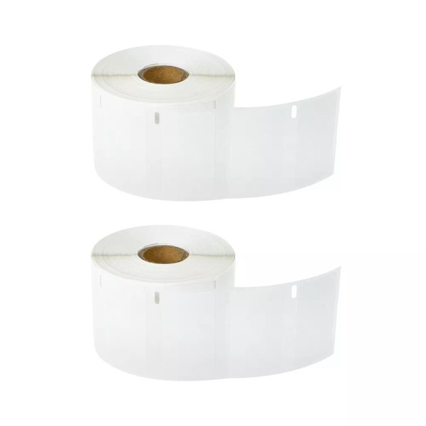 diveinprint 2Roll Barcode Asset Labels 1000 P/R 2-1/4"X1-1/4" for Dymo