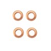 MKAREPAR 4 x Diesel Engine Injector Copper Washers Sealing Rings